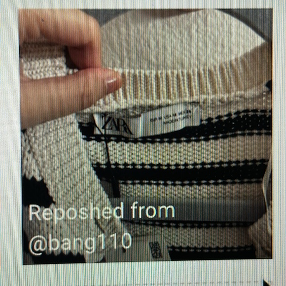 NWT Zara knit striped cardigan - Picture 5 of 5